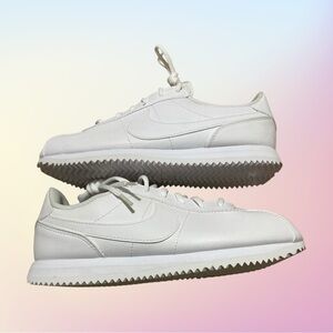Nike Cortez 23 Basic White Sneakers Size Youth 6